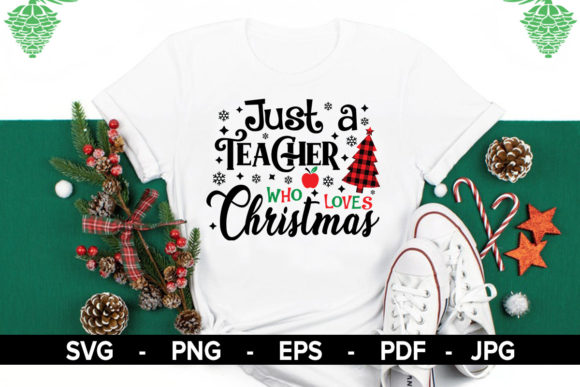 Christmas Sublimation Just a Teacher: Design Review
