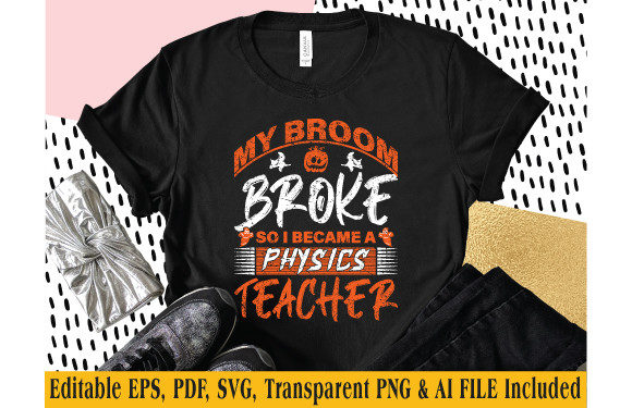Halloween Physics Teacher Embroidery Review