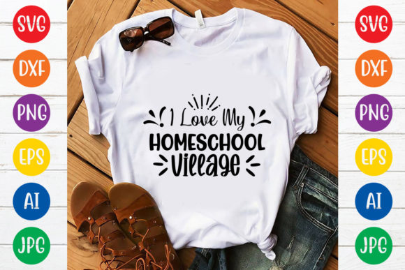 I Love My Home School Village SVG: A Stitch Review