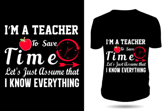 I'm a Teacher Tshirt Design: An Embroidery Review