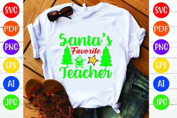Santa's Favorite Teacher T-shirt: An Embroidery Review
