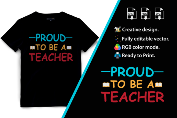 T-Shirt Design for Teacher Png, Svg Review