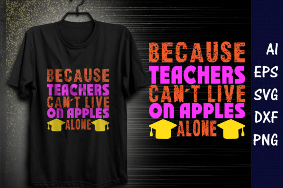 Teacher Quote SVG Design: Because Teach Review