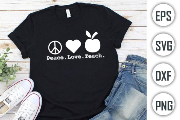 Teacher Quotes T-shirt Design, Peace: An Embroidery Review